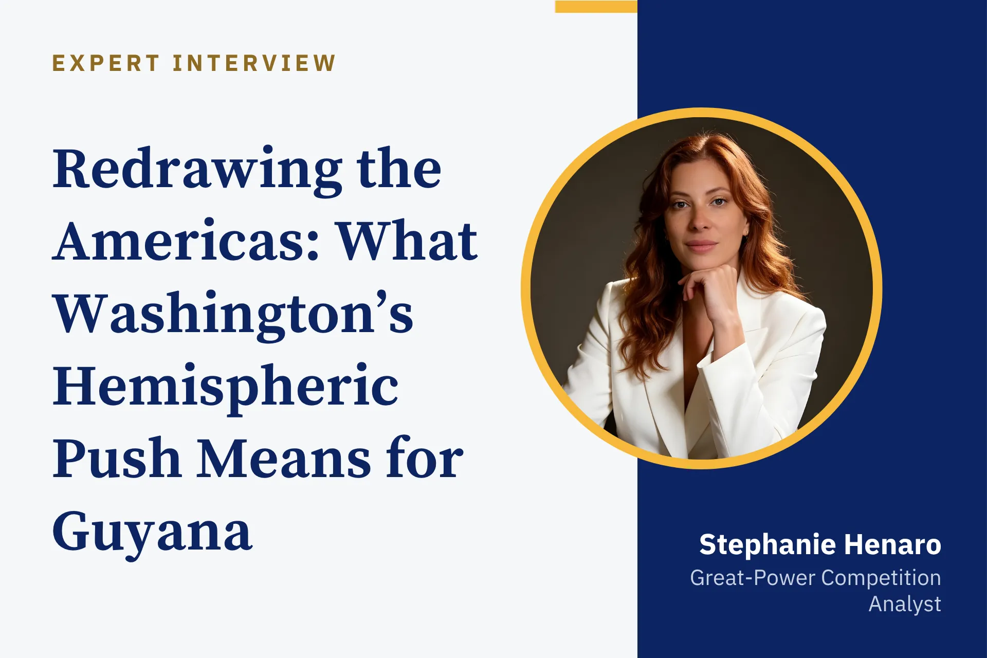 Redrawing the Americas: What Washington’s Hemispheric Push Means for Guyana
